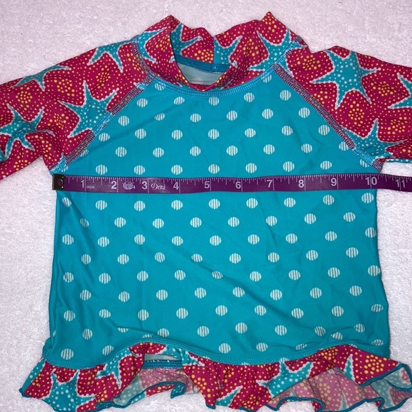 LL Bean long sleeve rashguard and bikini size 12/18m - Picture 2 of 9